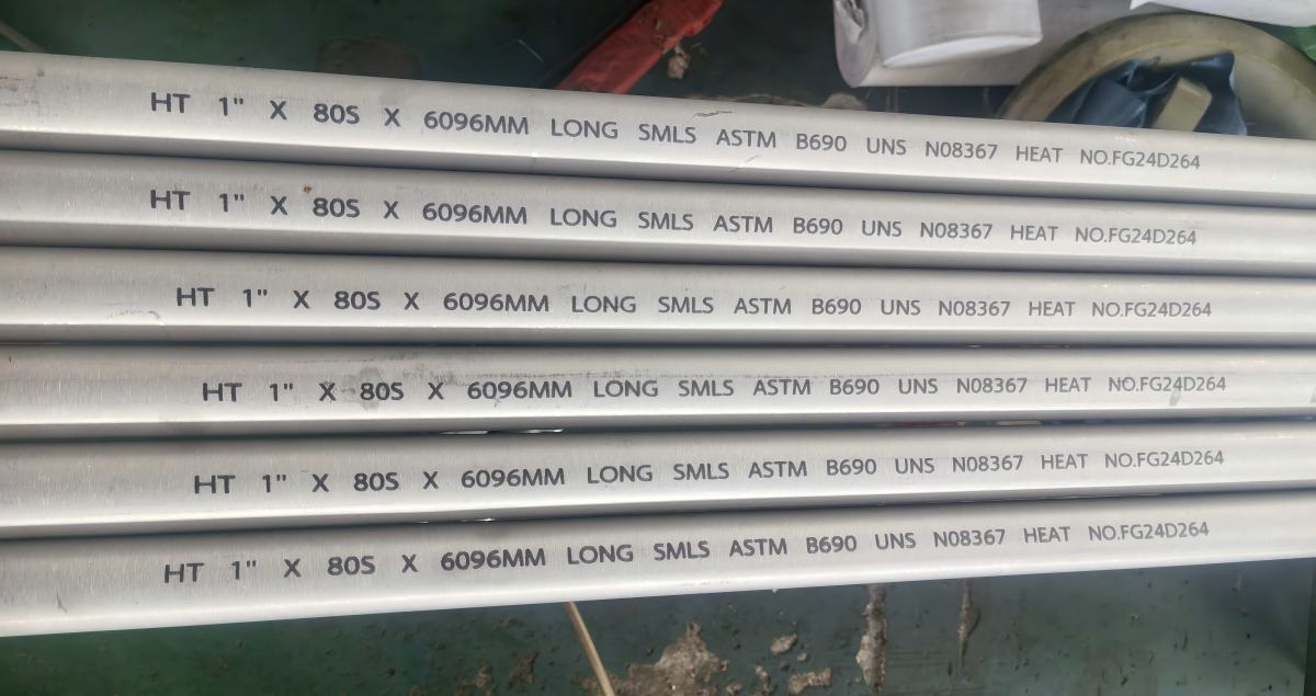 TUBERÍA de ACERO INOXIDABLE AL6XN